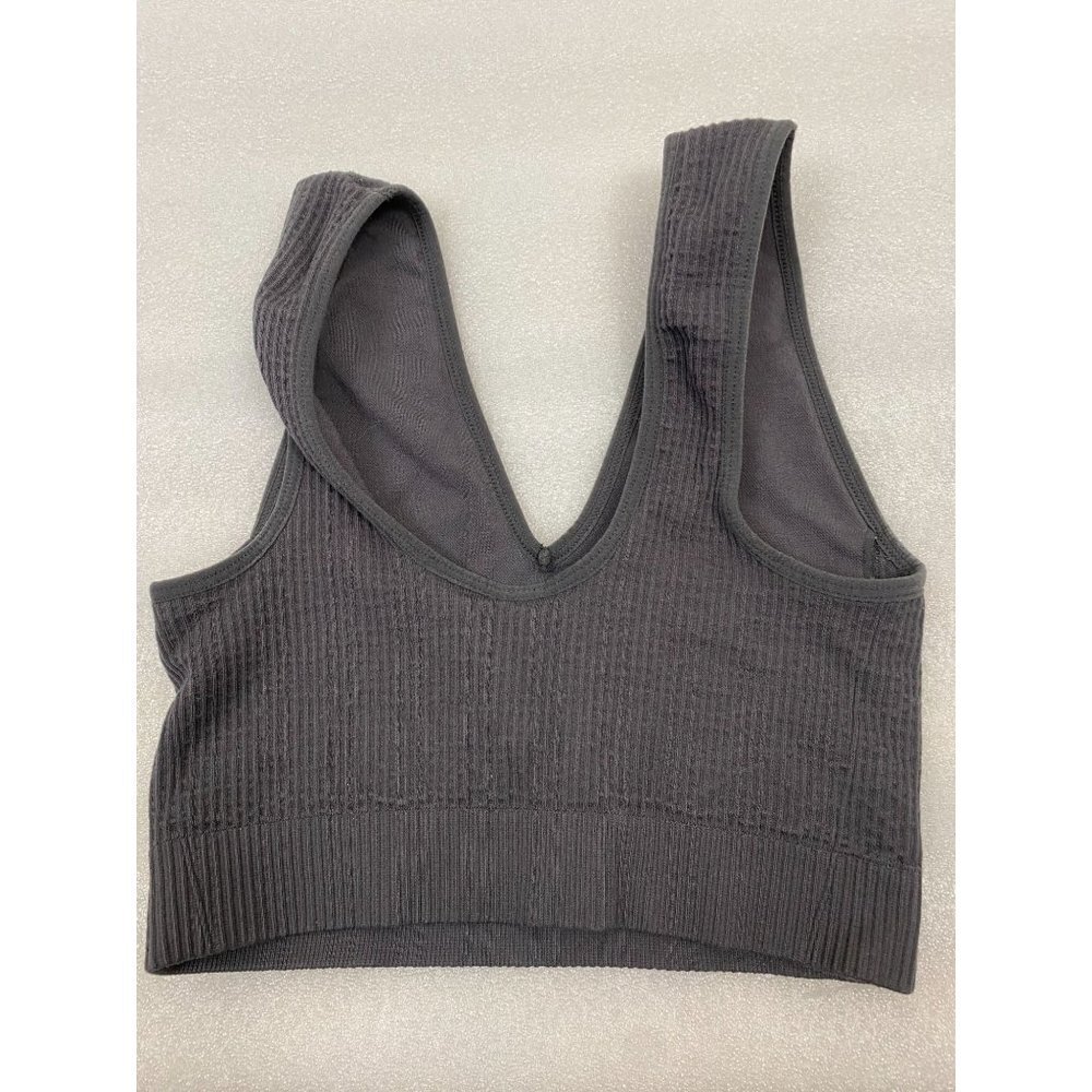 GYMSHARK SPORTSBRA WOMENS SMALL Gray Athletic Workout Gym Activewear Yoga